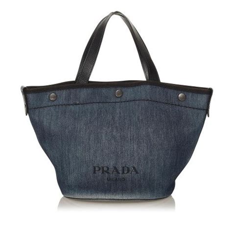 prada purple tote handbags|prada denim tote bag.